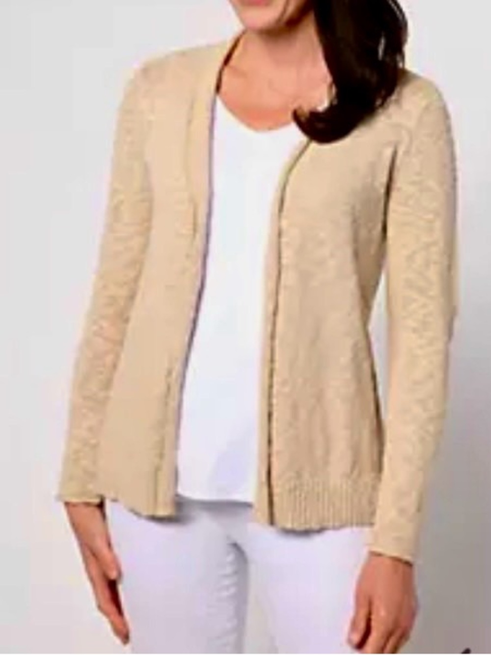 New Belle Beach by Kim Gravel Gotta Getaway 100% Cotton Open Cardigan / XX Small